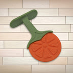 Soft fruit-shaped BPA-free Baby Silicone Teether, safe for baby gums.