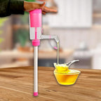 Manual plastic oil pump tool for kitchen tin cans