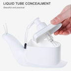 Ergonomic design of the snail shape dispenser for easy use.