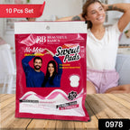 Disposable underarm sweat pad displayed for men with absorbent cotton