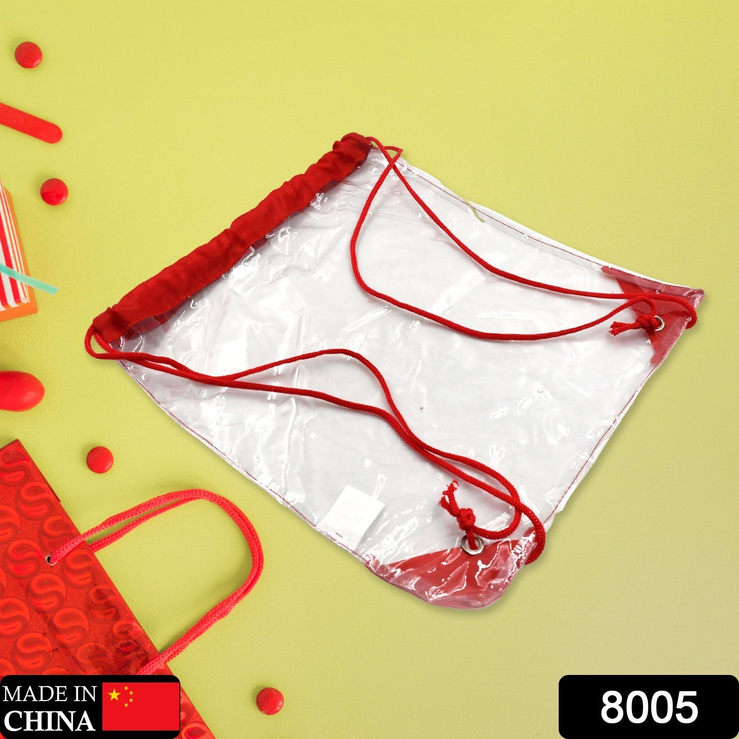 Versatile clear waterproof stadium bag, perfect for concerts, travel, and sports events.
