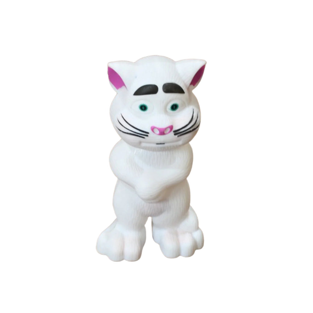 Talking Tom Toy presented as a fun and educational companion for young children.