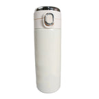 A person holding the portable and leak-proof Smart Insulated Water Bottle, ideal for daily use.