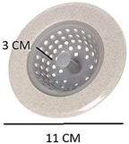 Side view of the soft and flexible silicone sink strainer basket.