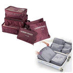 Detail of the durable, waterproof Oxford textile material used in the organizer bags.