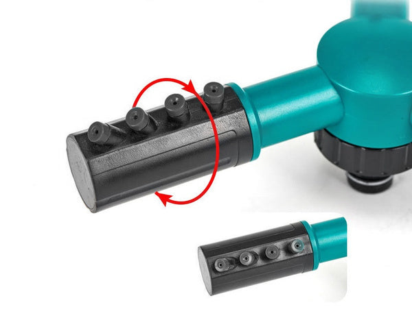 Easy-to-use rotating garden sprinkler for effective lawn care.