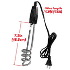 Side view of the 1000W electric water heater rod.