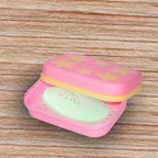 Side view of the star-shaped soap dish, highlighting its compact size.