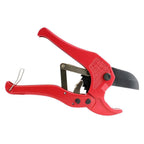 The efficient pipe and tubing cutter demonstrating its cutting mechanism.