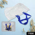 Large transparent gift bag with a sturdy handle, perfect for any occasion.