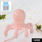 Ergonomic Octopus Head Massager handheld for stress relief