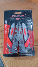 Complete 8-in-1 wire stripper pliers set with soft grip and accessories