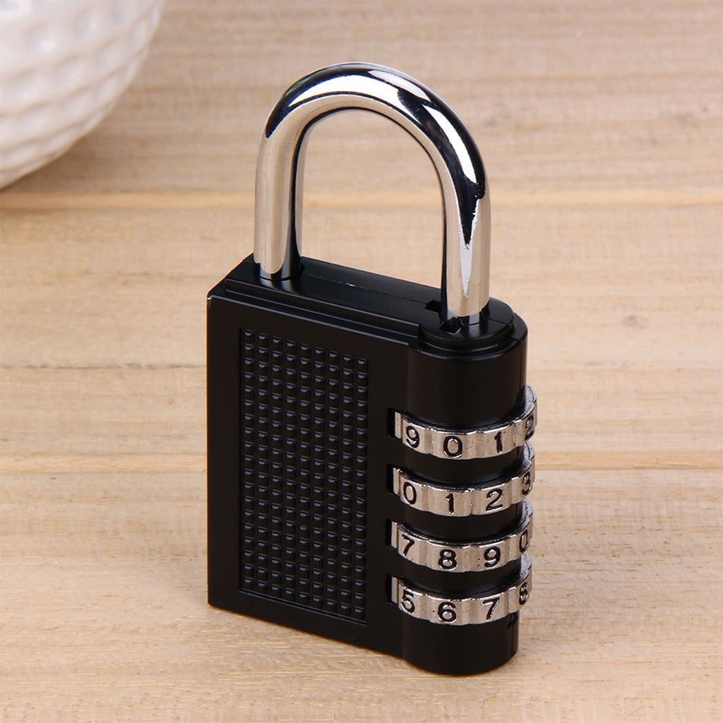 AutoSafeo 4-digit combination lock displaying its secure dial mechanism.