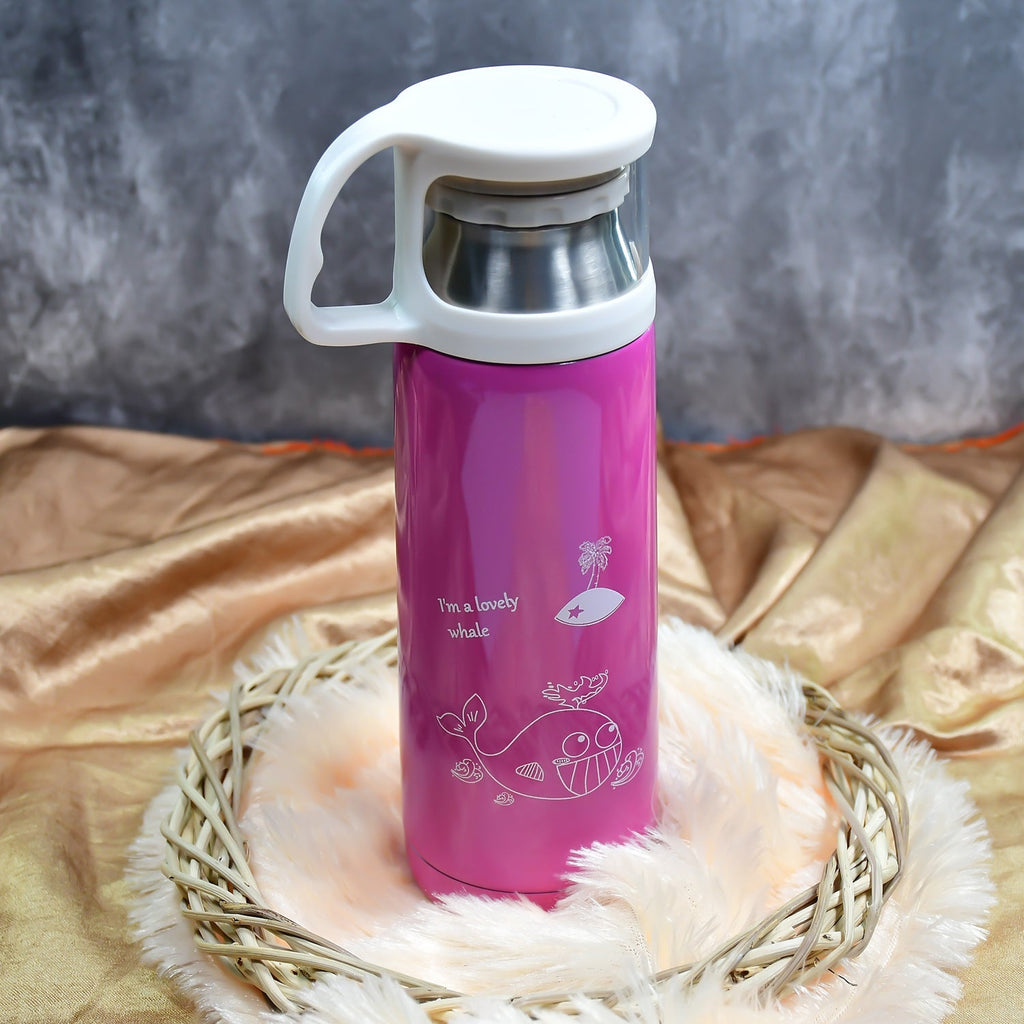 Assortment of Own Hydrate stainless steel water bottles in various angles.