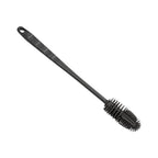 Close-up of the durable bristles on a bottle cleaning brush.
