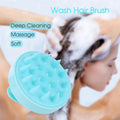 Ergonomic scalp massager shampoo brush for invigorating hair wash sessions.