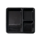 Multi-section meal serving tray for neat plating and meal portions