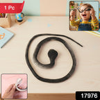 Flexible realistic dummy snake toy perfect for garden protection and fun