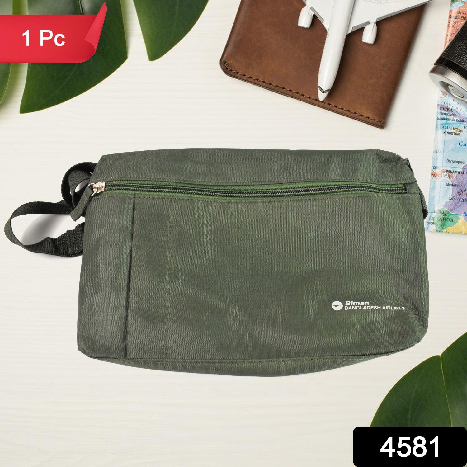 Spacious interior of the Umrah travel bag, ready for essentials.