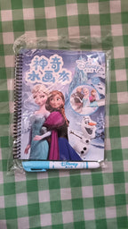 A child engaging with the Magic Water Coloring Book, enjoying mess-free artistic expression.