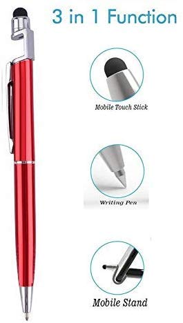 Compact 3-in-1 stylus pen, ideal for portability and on-the-go productivity.