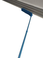 Ergonomic handle of the extendable Microfiber Fan Duster for comfortable grip.
