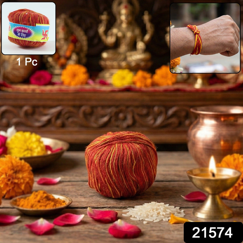 Soft cotton thread Kalawa moli for traditional religious use