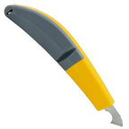 Multi-purpose fibre sheet cutting tool with a replaceable blade for various materials.