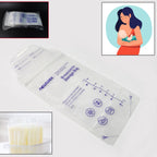 FERVENT Breastmilk Storage Bags with a secure double zipper seal shown in detail.