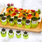 Assortment of fun stainless steel cookie cutters in different sizes and designs.