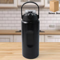 Stainless steel insulated water bottle 1600ml with handle and flip-top lid