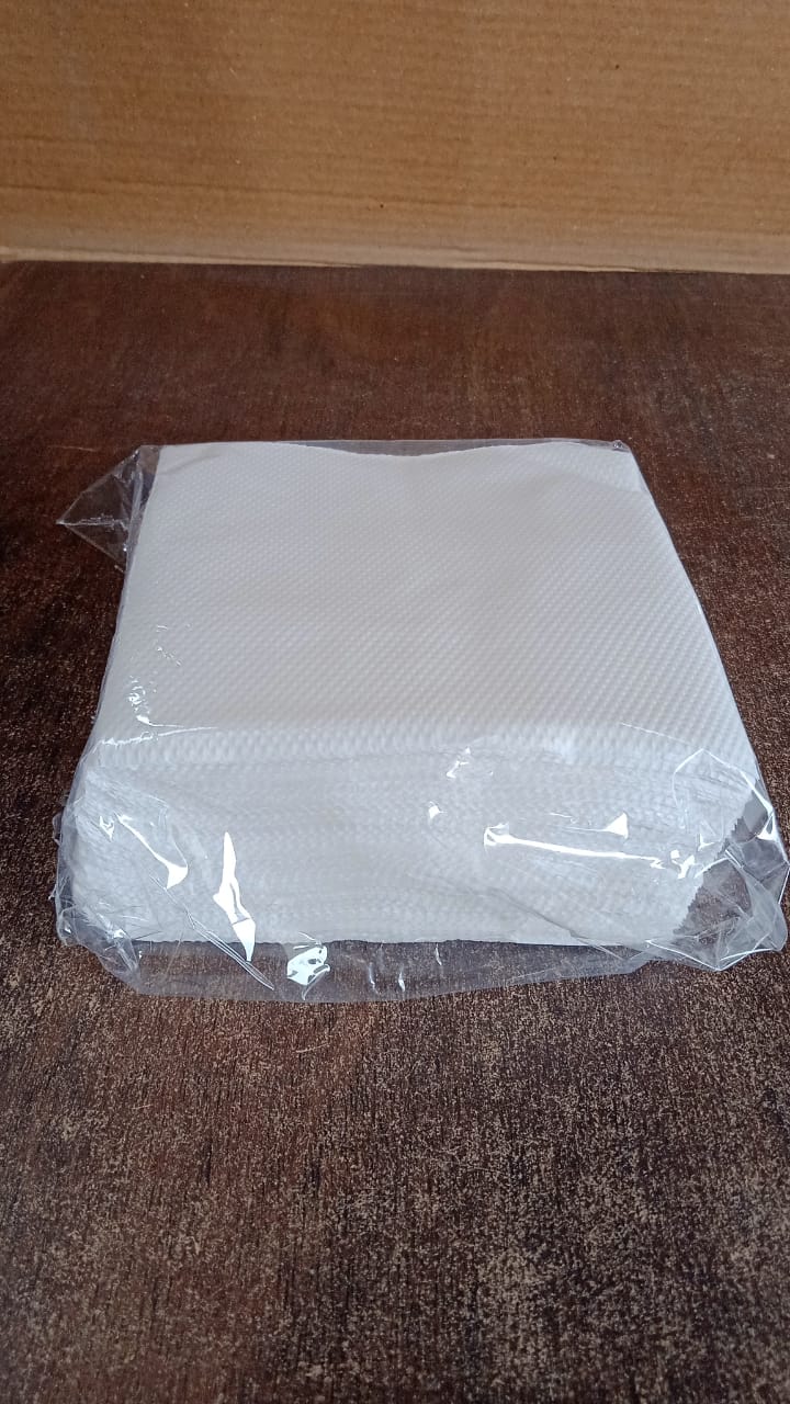 Compact disposable facial tissue paper pack for personal hygiene