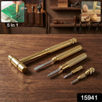 Mini hammer tool, part of 5-in-1 multifunction repair tool with screwdriver
