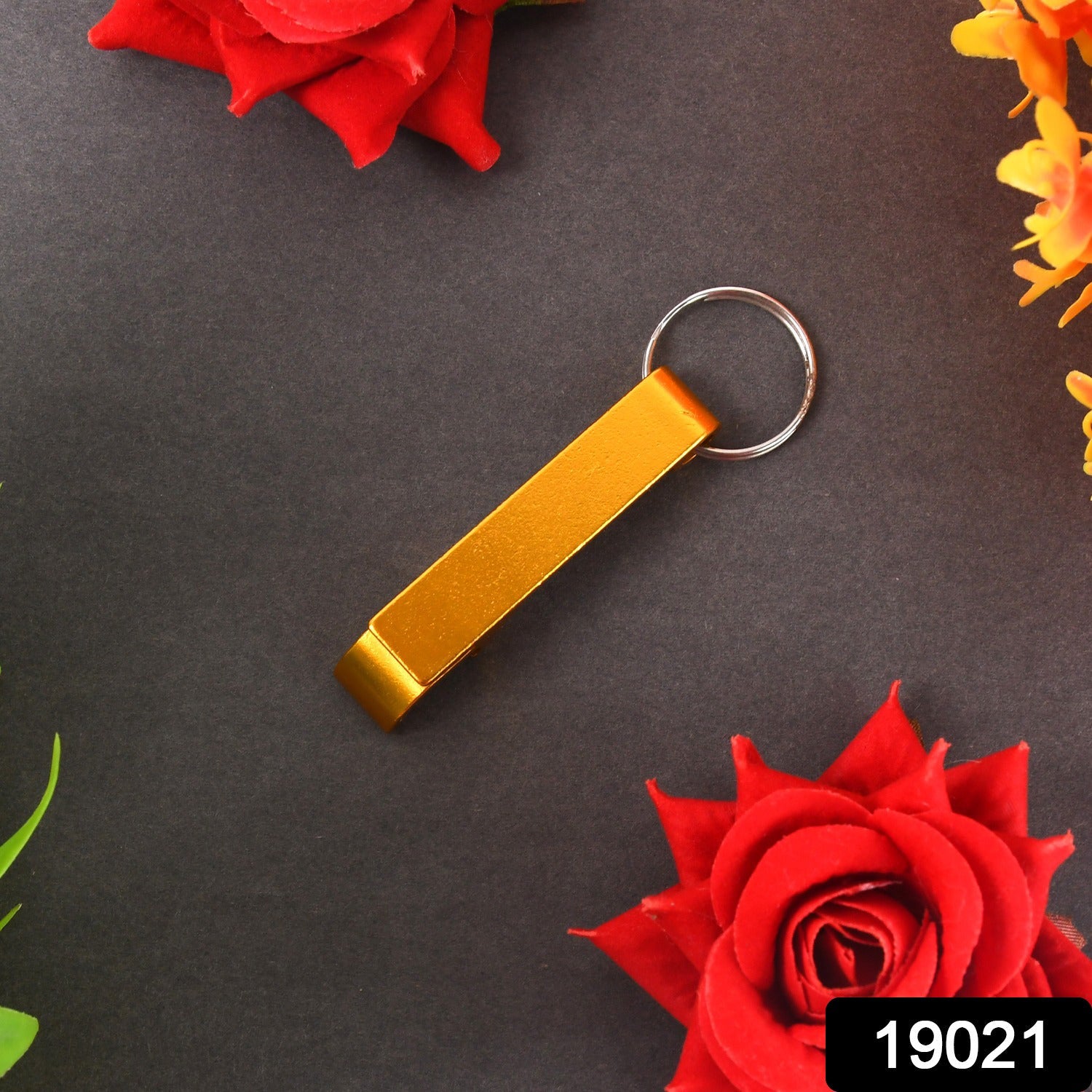 Close-up of stainless steel keychain showing durable metal craftsmanship