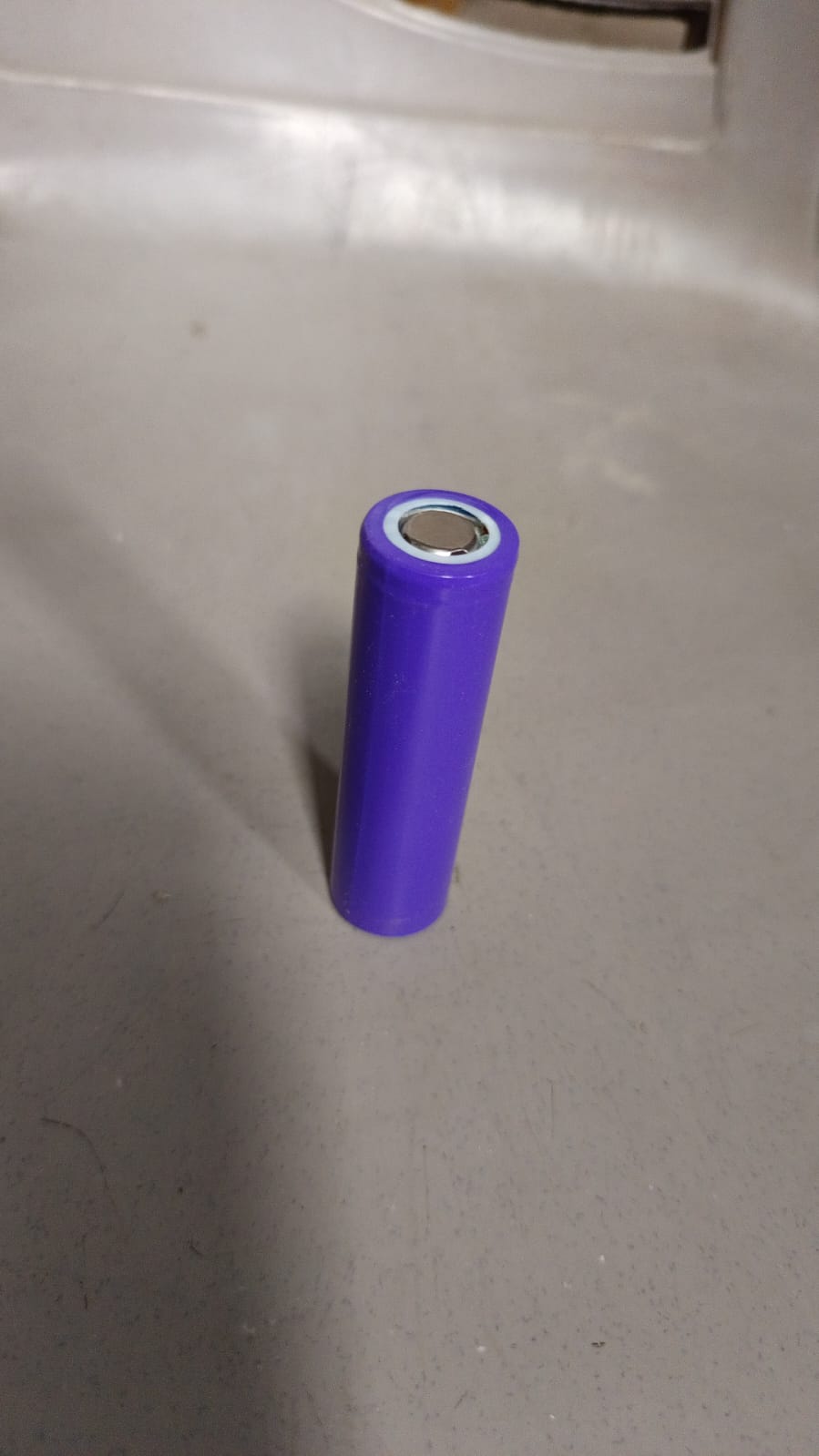 Securely packaged 1200mAh 3.7V flat-top Lithium Rechargeable Battery.