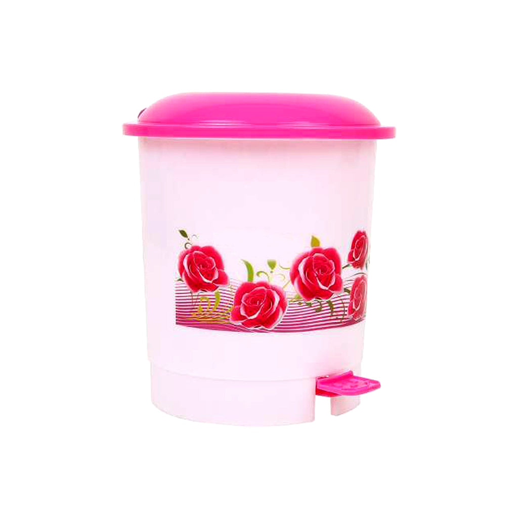 Sleek compact desk dustbin in a stylish color, blending into any modern decor.