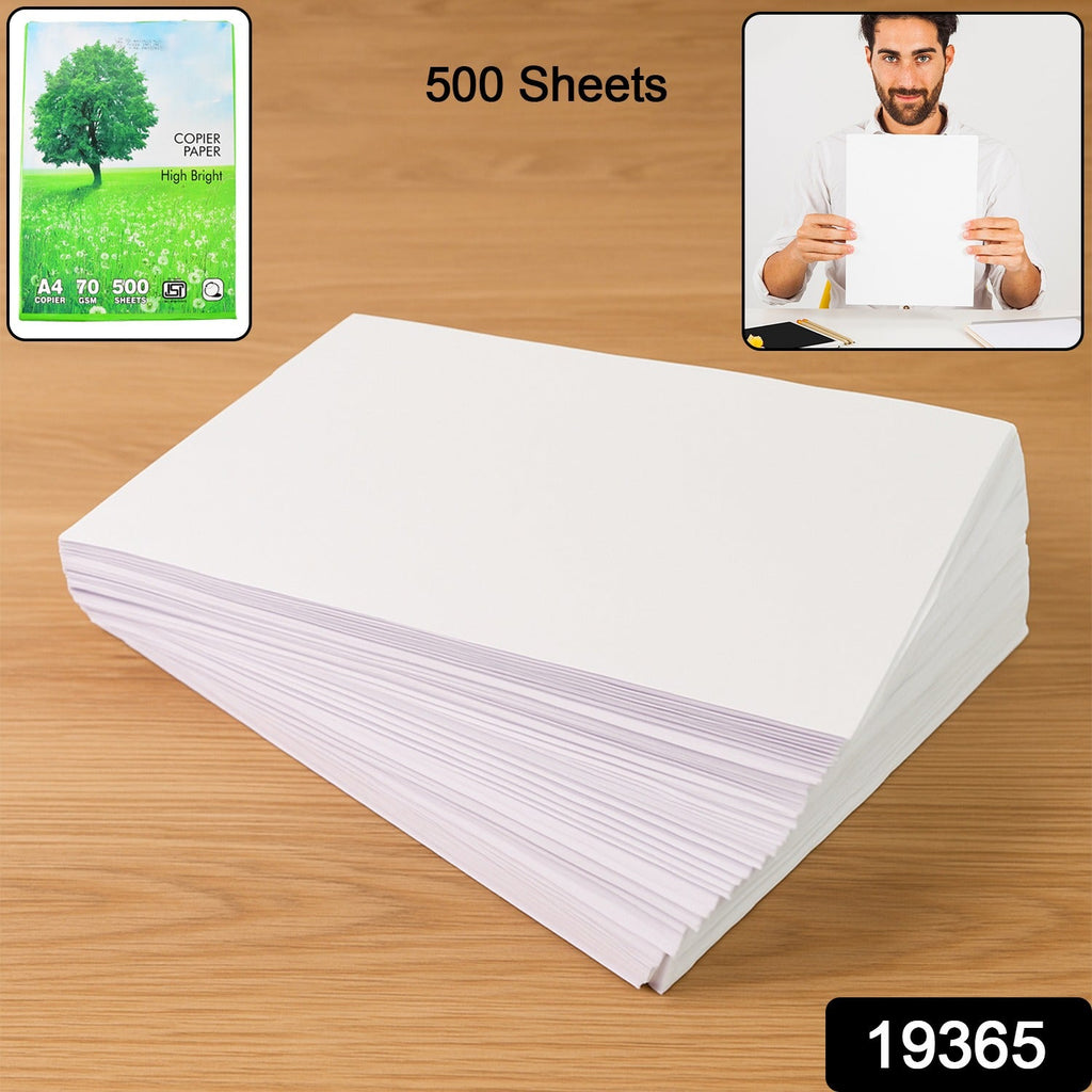 Stack of Lumo White A4 copier paper sheets showing high brightness