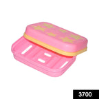 Star-shaped soap case holder in white, shown from the front angle.