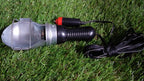 Side view of the BoltForce Handheld Work Light, showcasing its robust build.