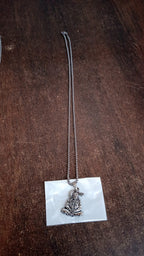 Elegant background for religious jewellery display.