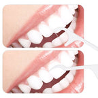 Durable dental floss picks, essential for daily oral care routine.