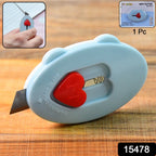 Mini utility cutter precision folding knife for office use