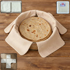 Pack of 2 cotton roti cloth covers for keeping rotis warm