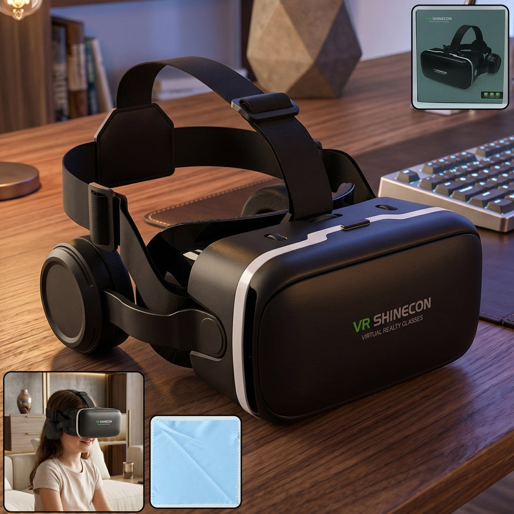 Front view of the Fitnos VR Headset for smartphones.