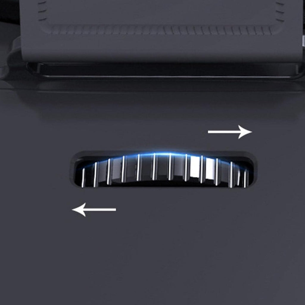 Top view of the Fitnos VR Headset, showing integrated audio.