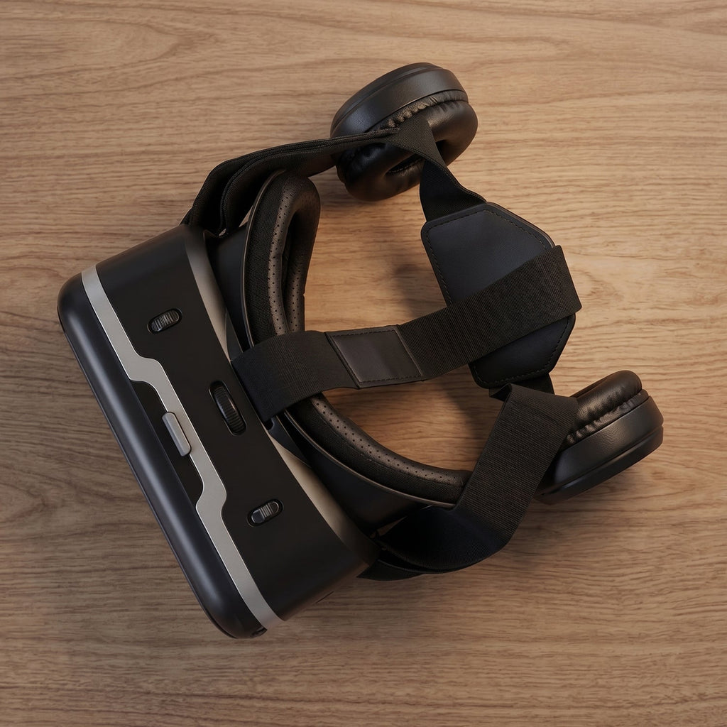 Controls for focus and volume on the Fitnos VR Headset.
