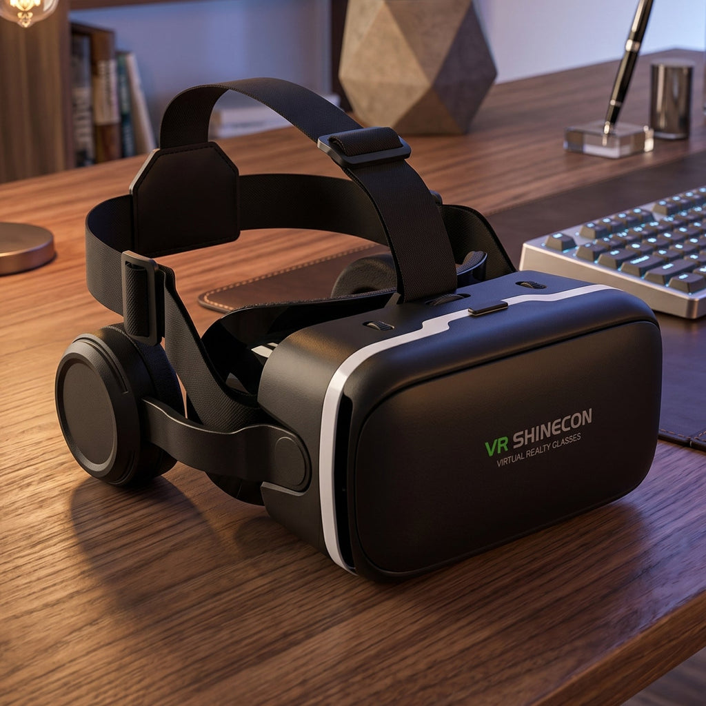 Ergonomic design of the Fitnos VR Headset ensuring comfortable wear.