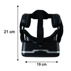 Dimension diagram for the Fitnos VR Headset.
