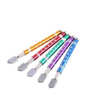 Pencil glass cutter demonstrating its easy-to-hold design.