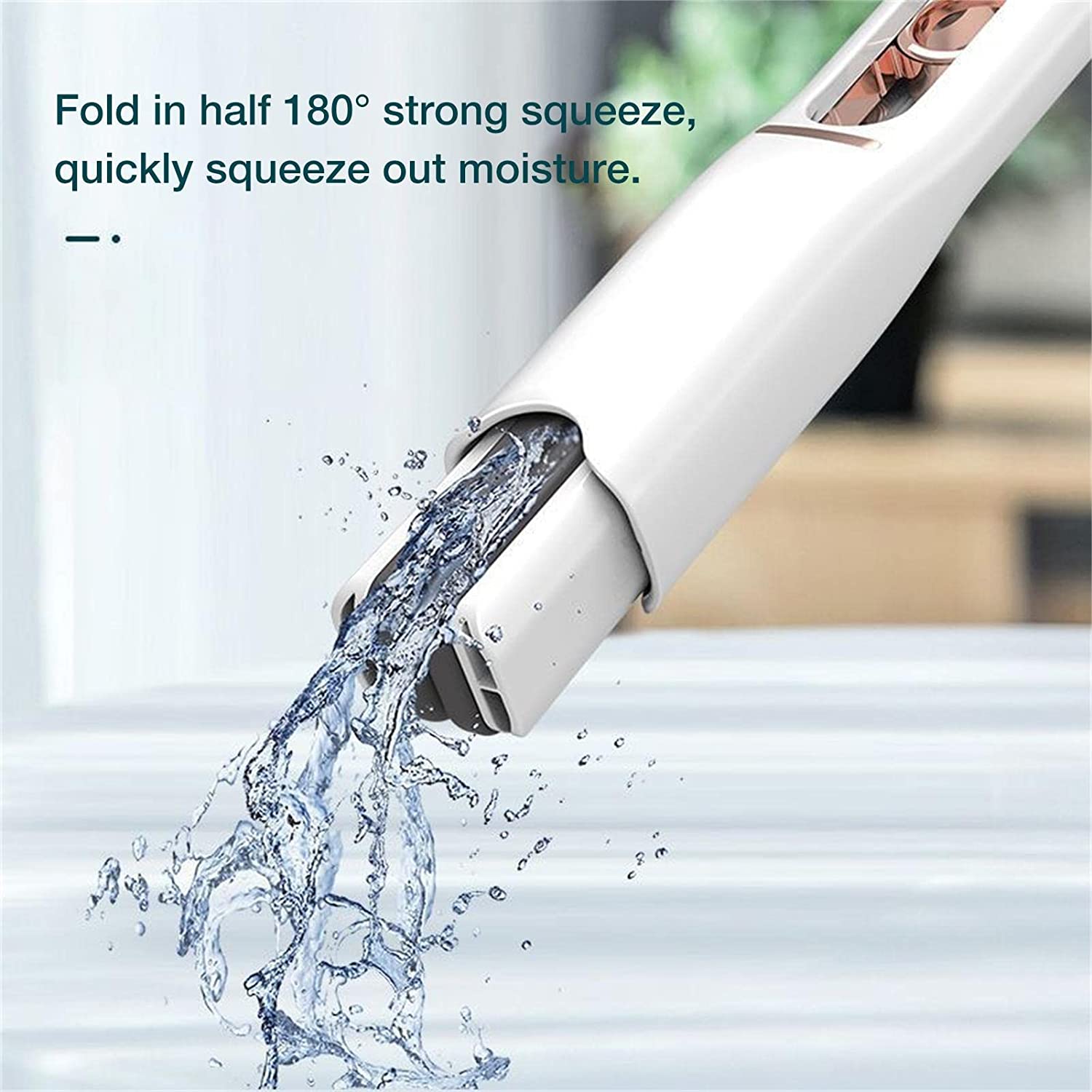 The Portable Self-Squeeze Mini Mop shown in its retail packaging.